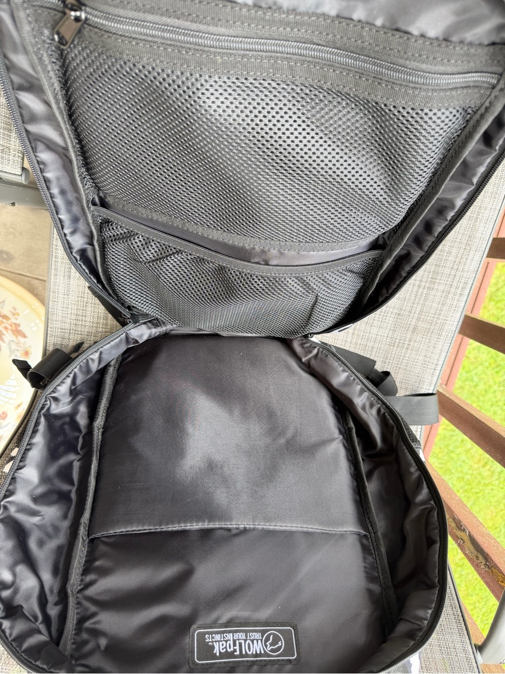 Women’s Leopard Print Tactical Backpack - Pink & Black Meal Prep 35L - Picture 9 of 9